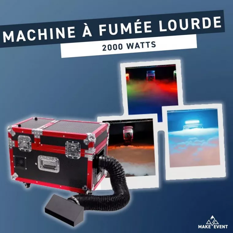 MACHINE À FUMÉE LOURDE, Grenoble, Make Alpes Event