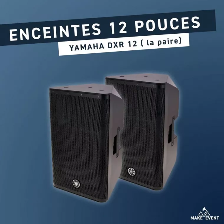 YAMAHA DXR12, Grenoble, Make Alpes Event