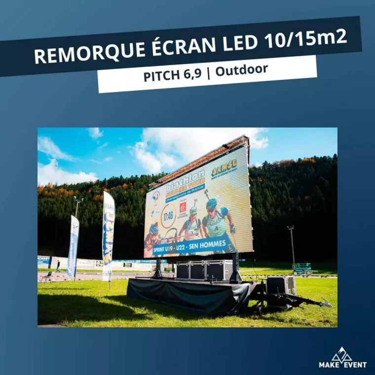 REMORQUE ECRAN LED OUTDOOR, Grenoble, Make Alpes Event
